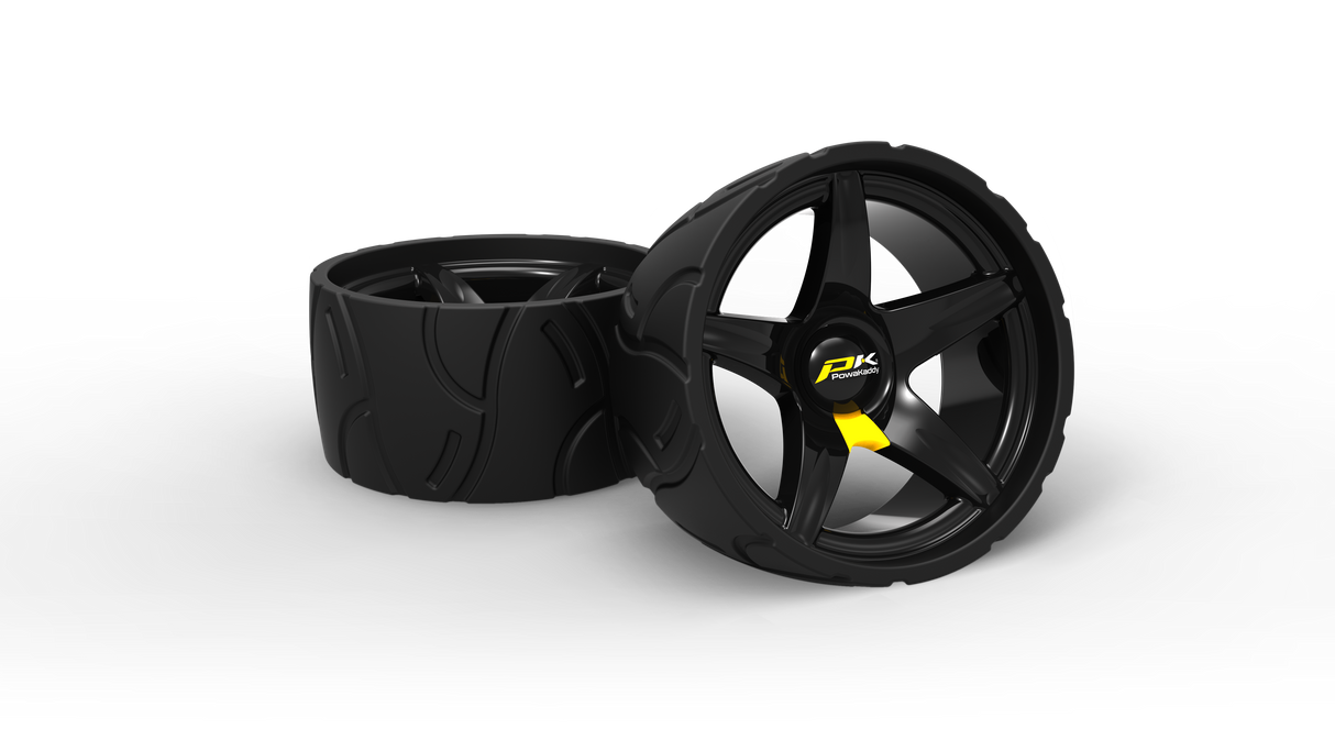 PowaKaddy Low Profile Wide Wheels FW, C2 FX & CT  PowaKaddy   