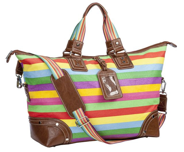 Canvas Stripe Reisetasche  around-golf   