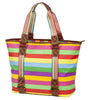 Canvas Stripe Shopper  around-golf   