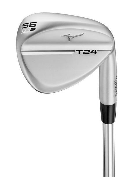 Mizuno T24 Wedge - Soft White Satin - Stahl Schaft - Rechtshänder Golfschläger Mizuno Golf Dynamic Gold Tour Ausgabe S400 46 Grad 4 Grad