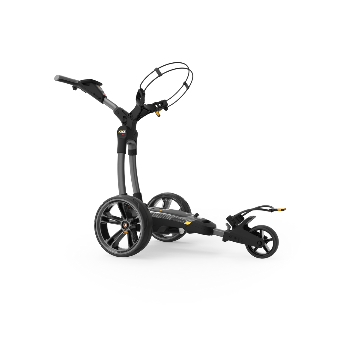 PowaKaddy Ultra Compact CT8 GPS EBS XL Lithium Range - Gun Metal Golftrolley Elektrisch PowaKaddy   