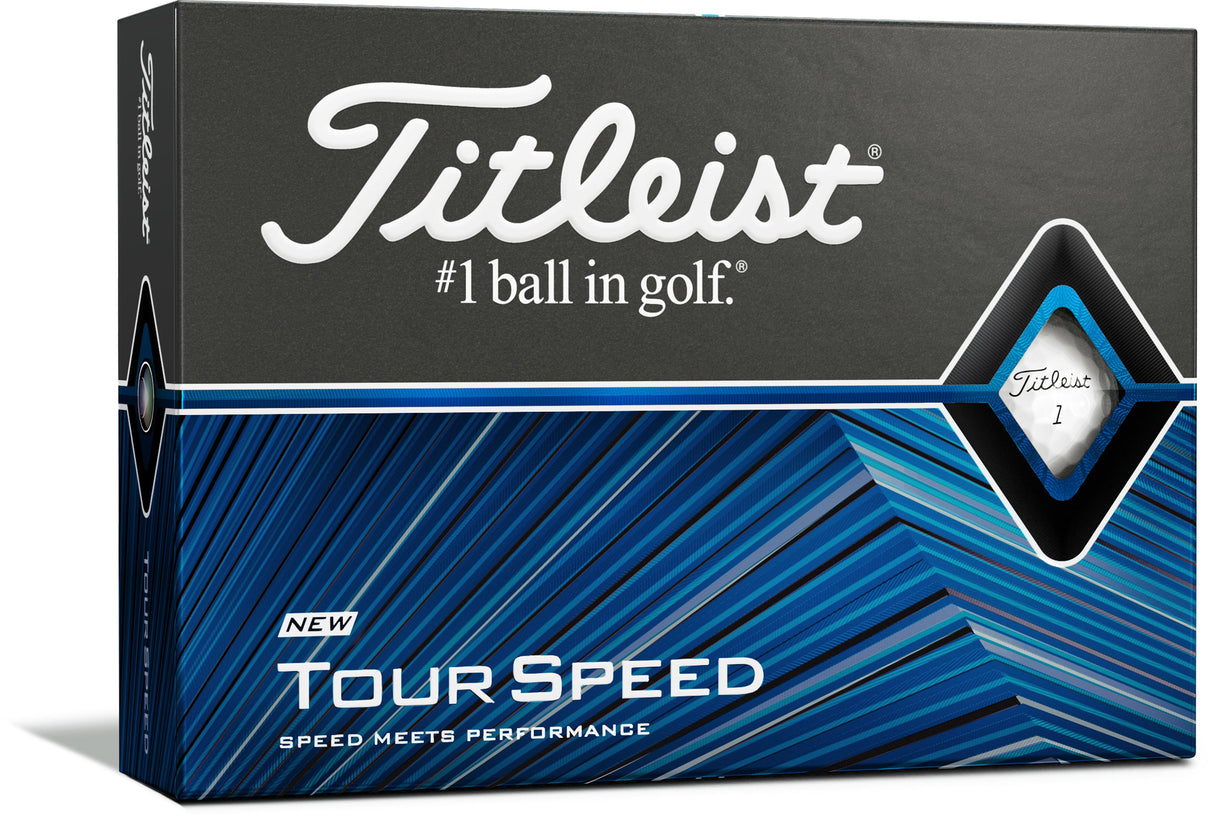 Titleist Tour Speed Golfball gelb bedruckbar Titleist Golf