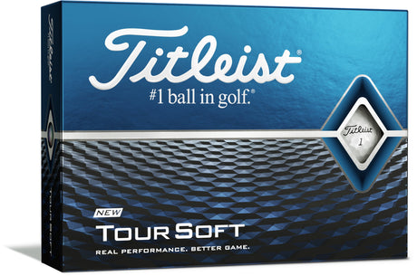 Titleist Tour Soft Golfball gelb bedruckbar Titleist Golf