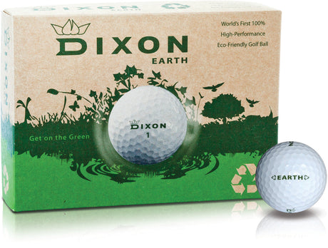 Dixon Earth Golfball weiß bedruckbar Dixon Golf