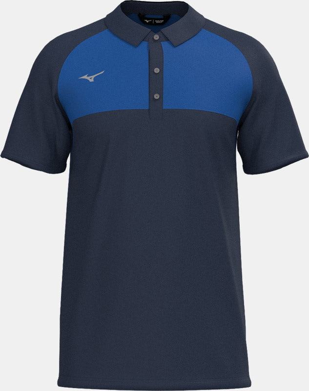 Mizuno Kontrast Polo  Mizuno Golf Marineblau S 