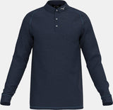 Mizuno Melange L/S Polo  Mizuno Golf Navy S 