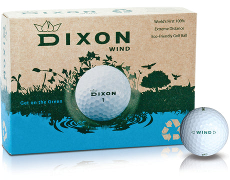 Dixon Wind Golfball weiß bedruckbar  Dixon Golf   