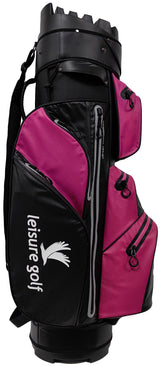 Leisure Golf Watersafe Organizer Cartbag Schwarz/Pink  Leisure Golf   