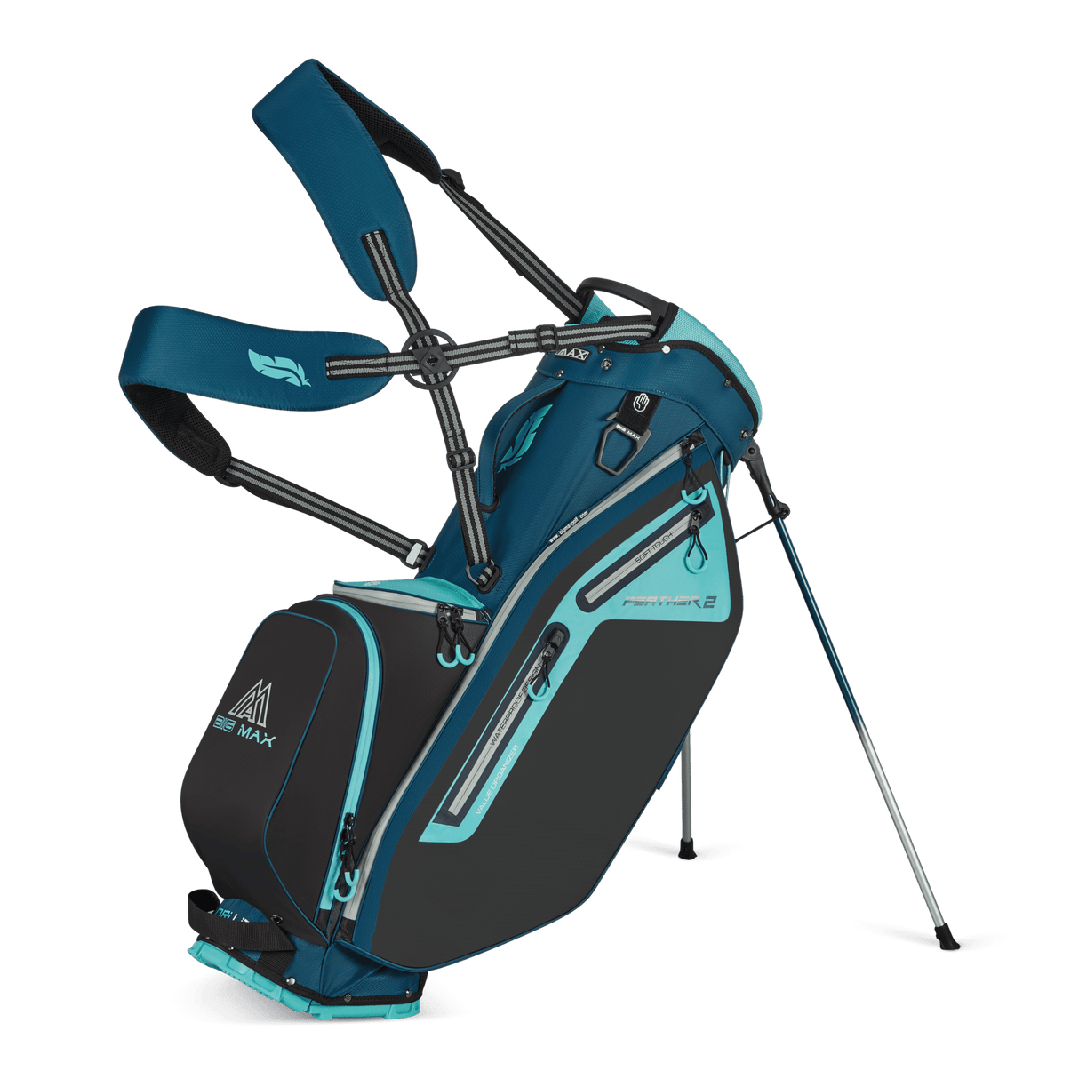 Dri Lite Feather 2 Standbag Big Max Steel Blue–Petrol–Aquatic Awe