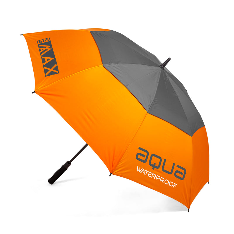 AQUA Umbrella Big Max Orange-Charcoal