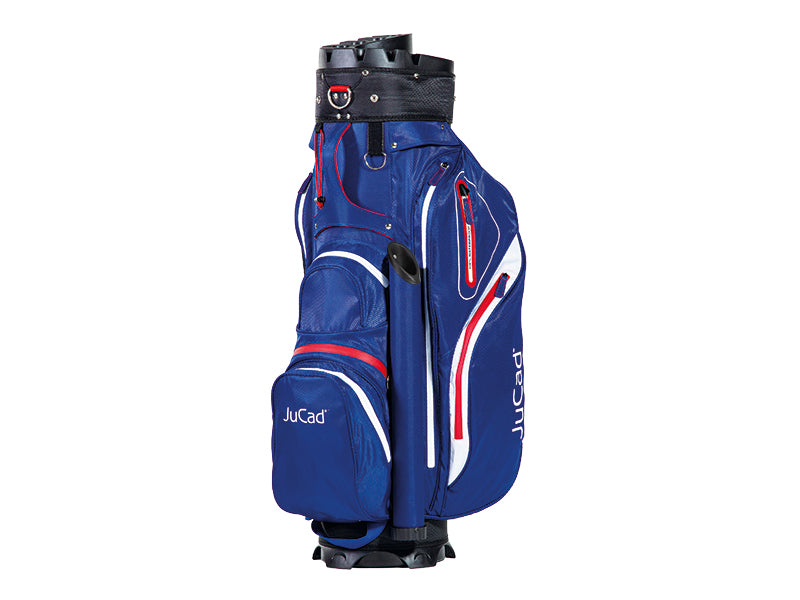 JuCad Bag Manager Aquata  Jucad Golf blau-weiß-rot Arial Logo per Email