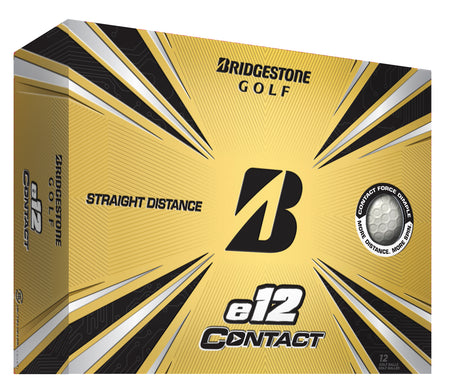 Bridgestone e12 Contact Golfball weiß bedruckbar  Bridgestone Golf   