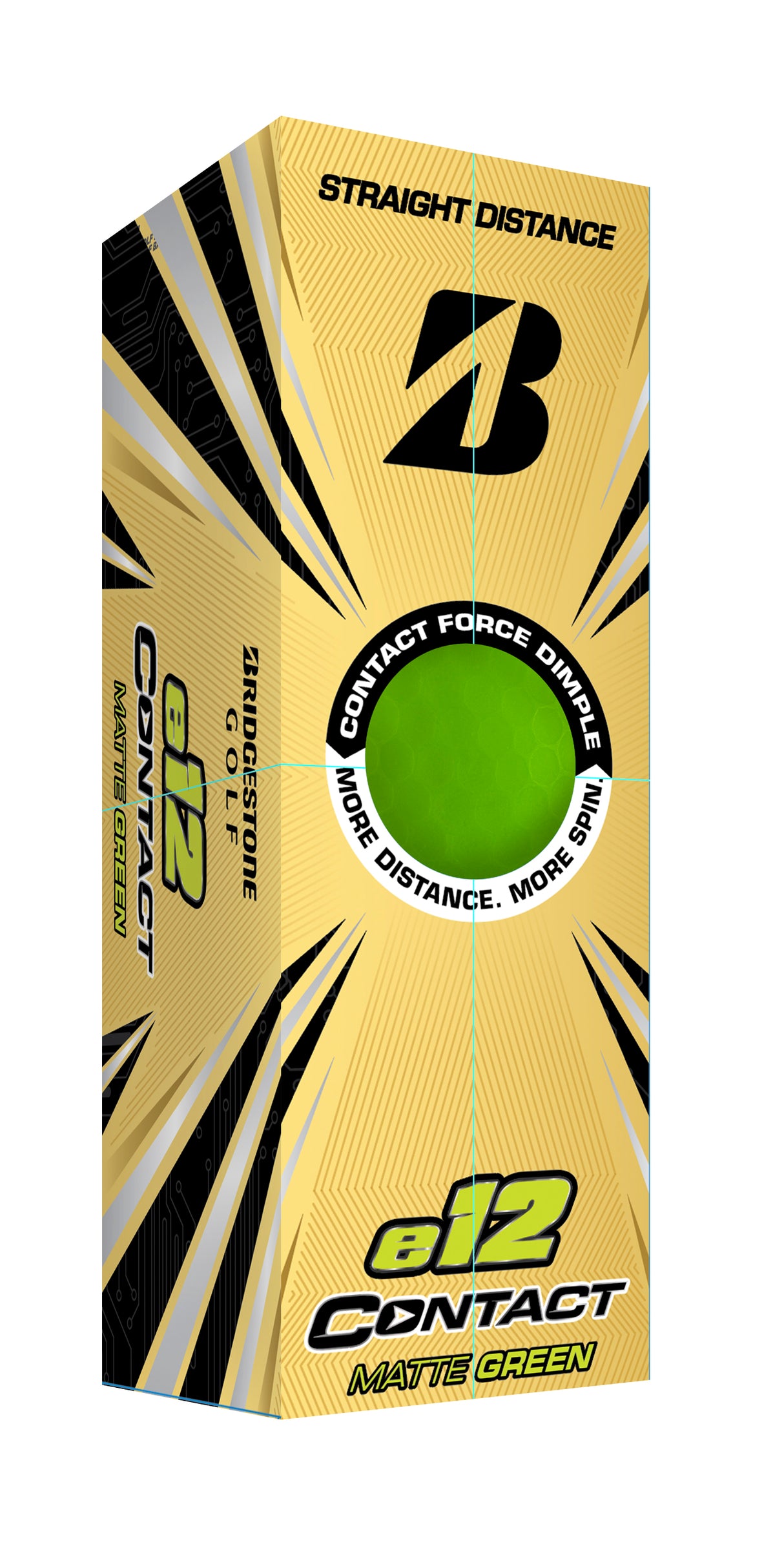 Bridgestone e12 Contact Golfball weiß bedruckbar  Bridgestone Golf   