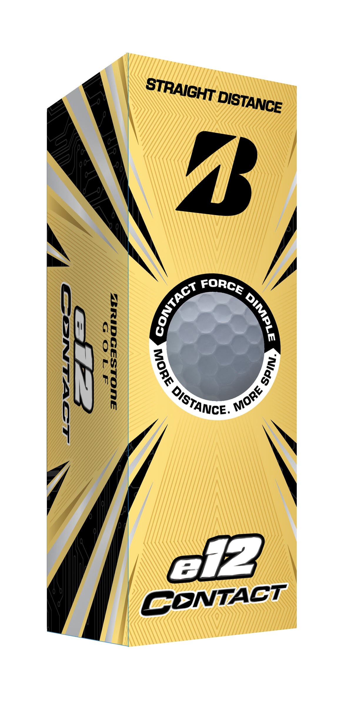 Bridgestone e12 Contact Golfball weiß bedruckbar  Bridgestone Golf   