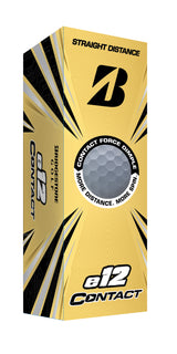 Bridgestone e12 Contact Golfball weiß bedruckbar  Bridgestone Golf   