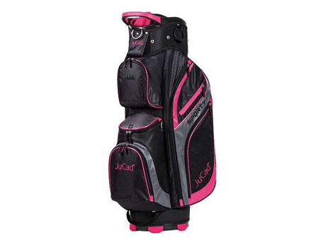 JuCad Bag Sporty Golfbag Jucad Golf schwarz-pink Arial rot