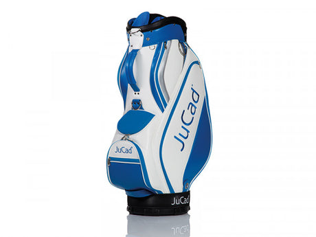 JuCad Bag Pro Golfbag Jucad Golf blau-weiß Arial Weiß