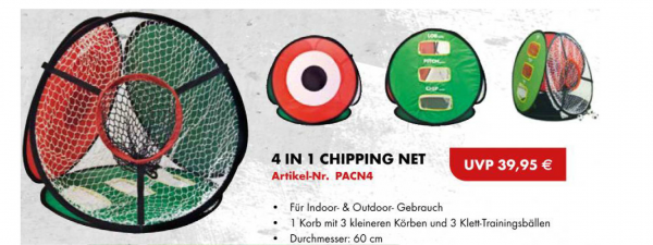 "Start ins neue Jahr Aktion" Bundle 4 IN 1 CHIPPING NET + 3 Turf Golf Mat + Deluxe Putting Mat  Golftech   