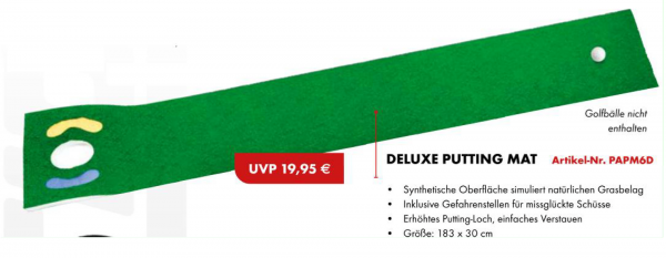 "Start ins neue Jahr Aktion" longridge DELUXE PUTTING MAT  longridge   