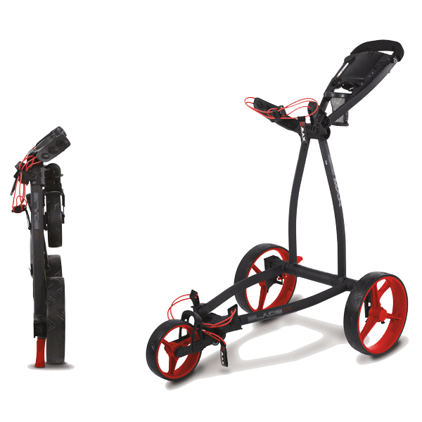 Big Max Blade IP Golf-Trolley  Big Max Phantom Black-Red  