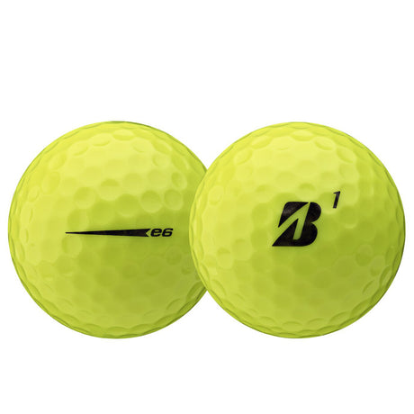 Bridgestone e6 Golfball gelb bedruckbar  Bridgestone Golf   