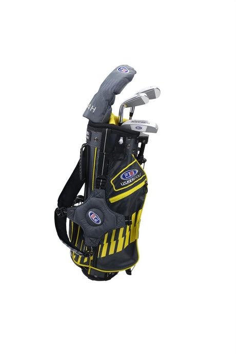 U.S. Kids 2020 Ultralight 42 4 Schläger Stand Bag Set Grau/Gelb  US Kids Golf   