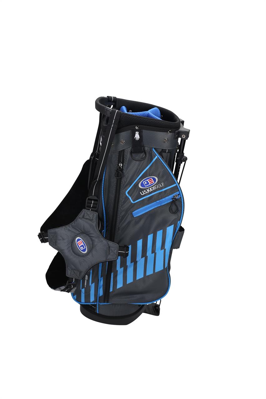 U.S. Kids 2020 Ultralight 48 Stand Bag  US Kids Golf Grau/Blau  