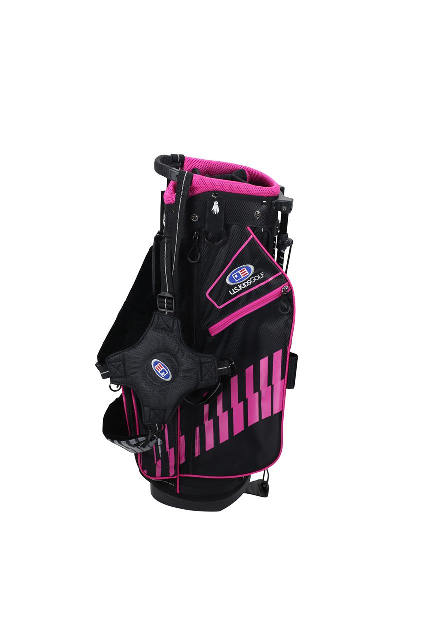 U.S. Kids 2020 Ultralight 51 Stand Bag  US Kids Golf Schwarz/Pink  