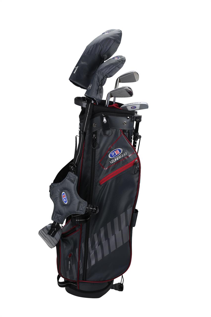 U.S. Kids 2020 Ultralight 60 5 Schläger Stand Bag Set Grau/Rot  US Kids Golf   