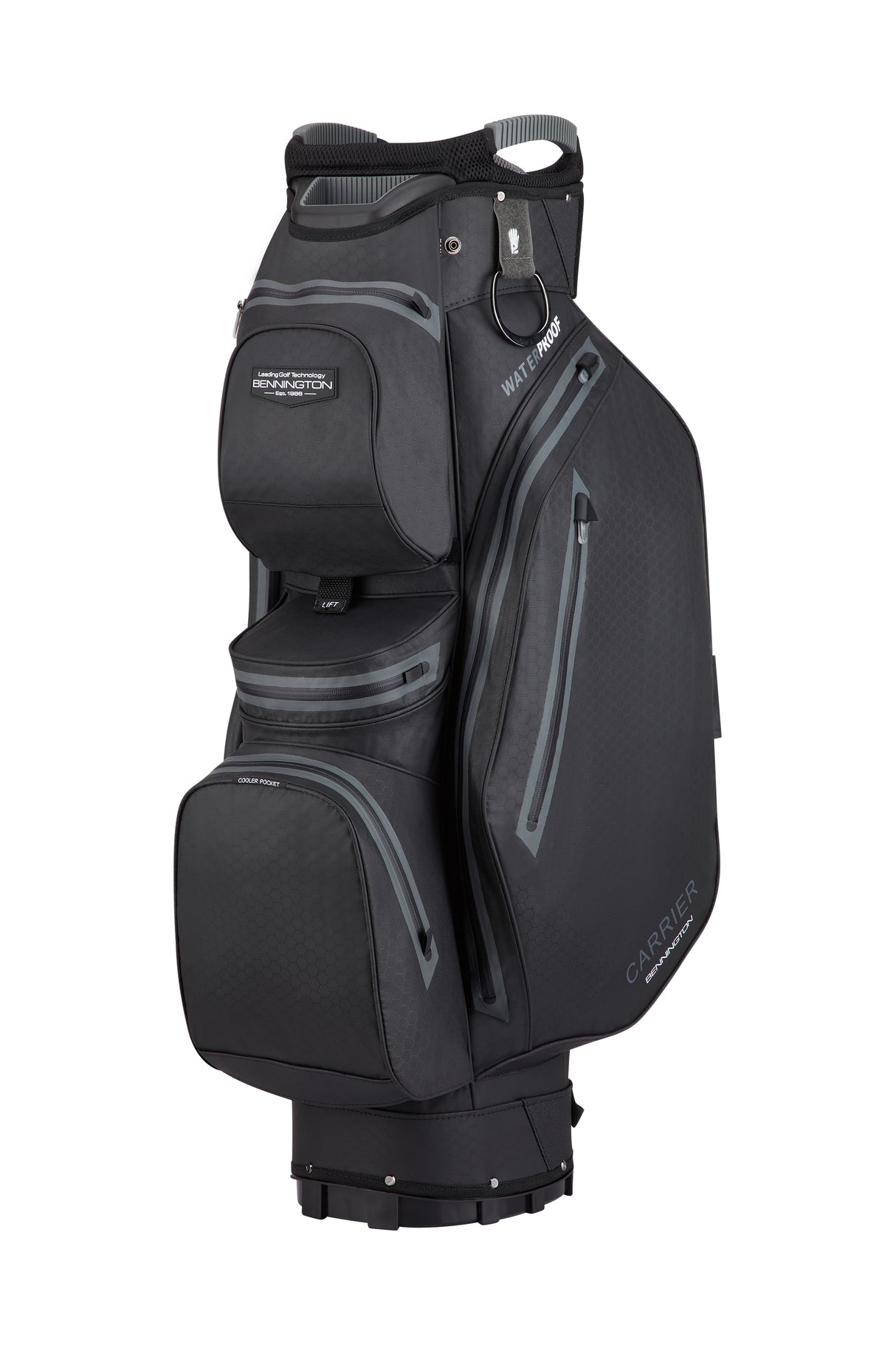 Bennington Golf DRY 14 CARRIER Waterproof Cartbag  Bennington Golf black  