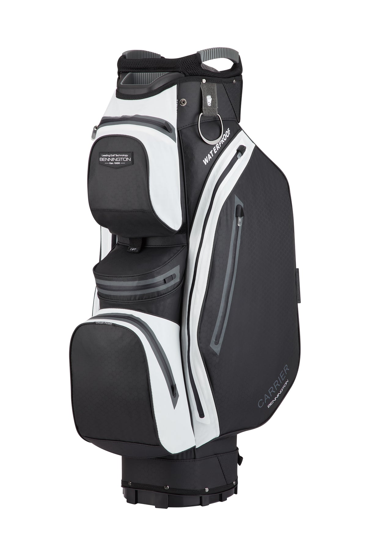 Bennington Golf DRY 14 CARRIER Waterproof Cartbag  Bennington Golf black/white  