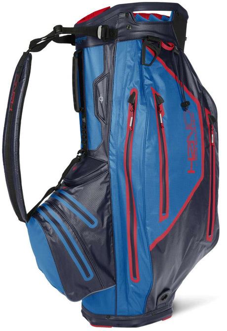 Sun Mountain Golf H2NO Elite Waterproof Cartbag  Sun Mountain Golf Navy/Cobalt/Bright Red  