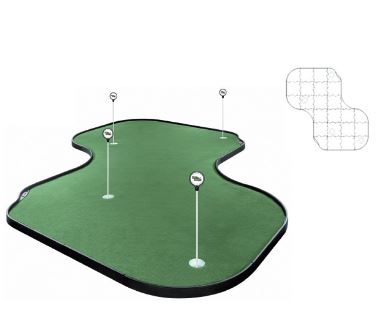 Puttingmatte 26 Panel 369 x 369 cm - PG-26PP-1  Golftech   