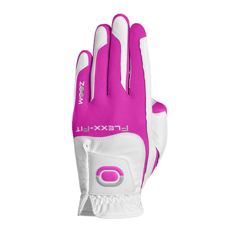 Zoom Hybrid Glove Big Max Ladies White-Fuchsia Left