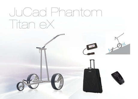 Jucad Phantom Titan eX 2.0 Elektro- Golftrolley Golftrolley Elektrisch Jucad Golf   