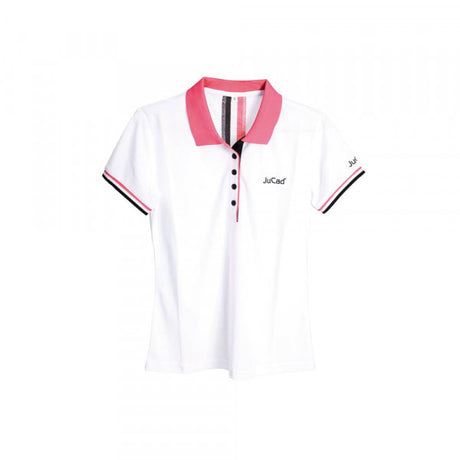 Jucad Damen Poloshirt  Jucad Golf weiß-pink XL 