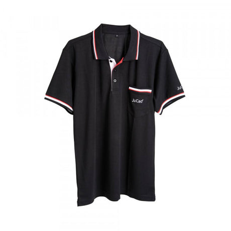 Jucad Herren Poloshirt  Jucad Golf schwarz-rot-weiß XL 