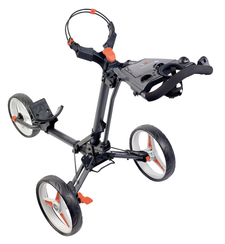 Motocaddy P1 Push Cart Trolley  Motocaddy Golf Graphitgrau/Rot  