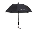 JuCad Teleskop-Golfschirm mit Schirmstift  Jucad Golf Schwarz  