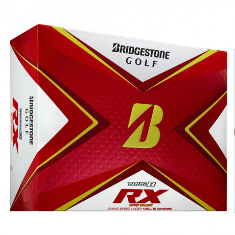 Bridgestone Tour B RX Golfball gelb bedruckbar  Bridgestone Golf   
