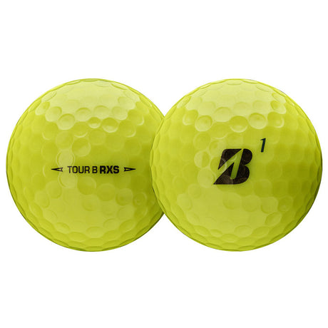 Bridgestone Tour B RXS Golfball gelb bedruckbar  Bridgestone Golf   