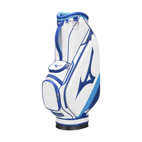 Mizuno Tour Staff Cart Bag FY22 Golfbags und Taschen Mizuno Golf Weiß/Blau  