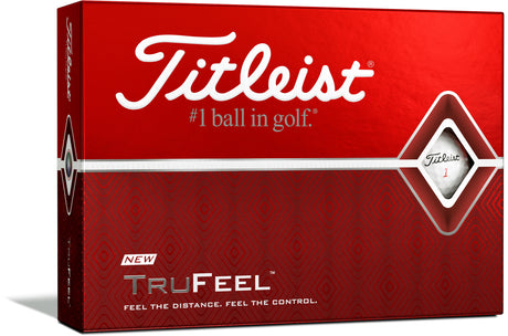 Titleist TruFeel Golfball weiß bedruckbar  Titleist Golf   