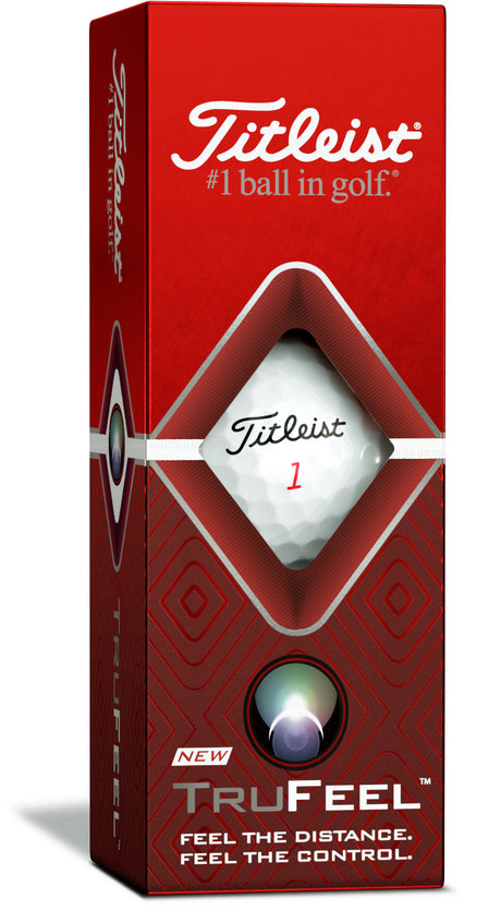 Titleist TruFeel Golfball weiß bedruckbar Golf24.com