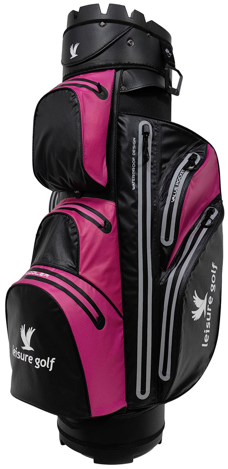 Leisure Golf Watersafe Organizer Cartbag Schwarz/Pink  Leisure Golf   