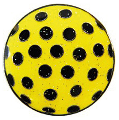 navica Glitzy Ballmarker - Polka  navica USA Inc gelb/schwarz CL004-80  