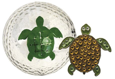 Navika Geschenkset Golfball und Marker "Turtle"  around-golf   