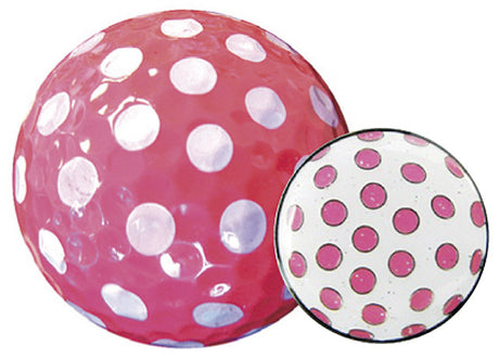 Navika Geschenkset Golfball und Marker "Polka Dot pink"  around-golf   