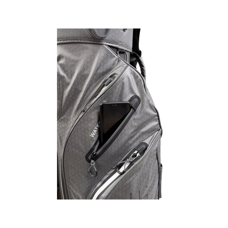 Golfbag GALAXY Rainline Silent wasserdicht grau/weiss  Trendgolf   