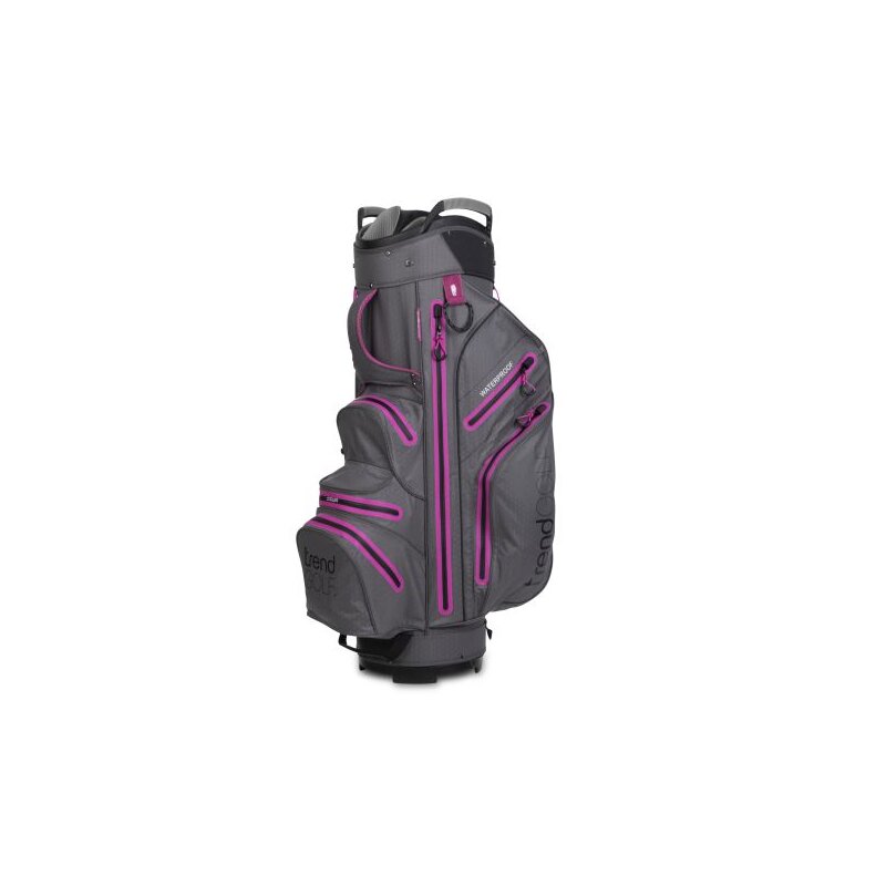 Golfbag trendGOLF Rainline Pro wasserdicht grau/pink  Trendgolf   